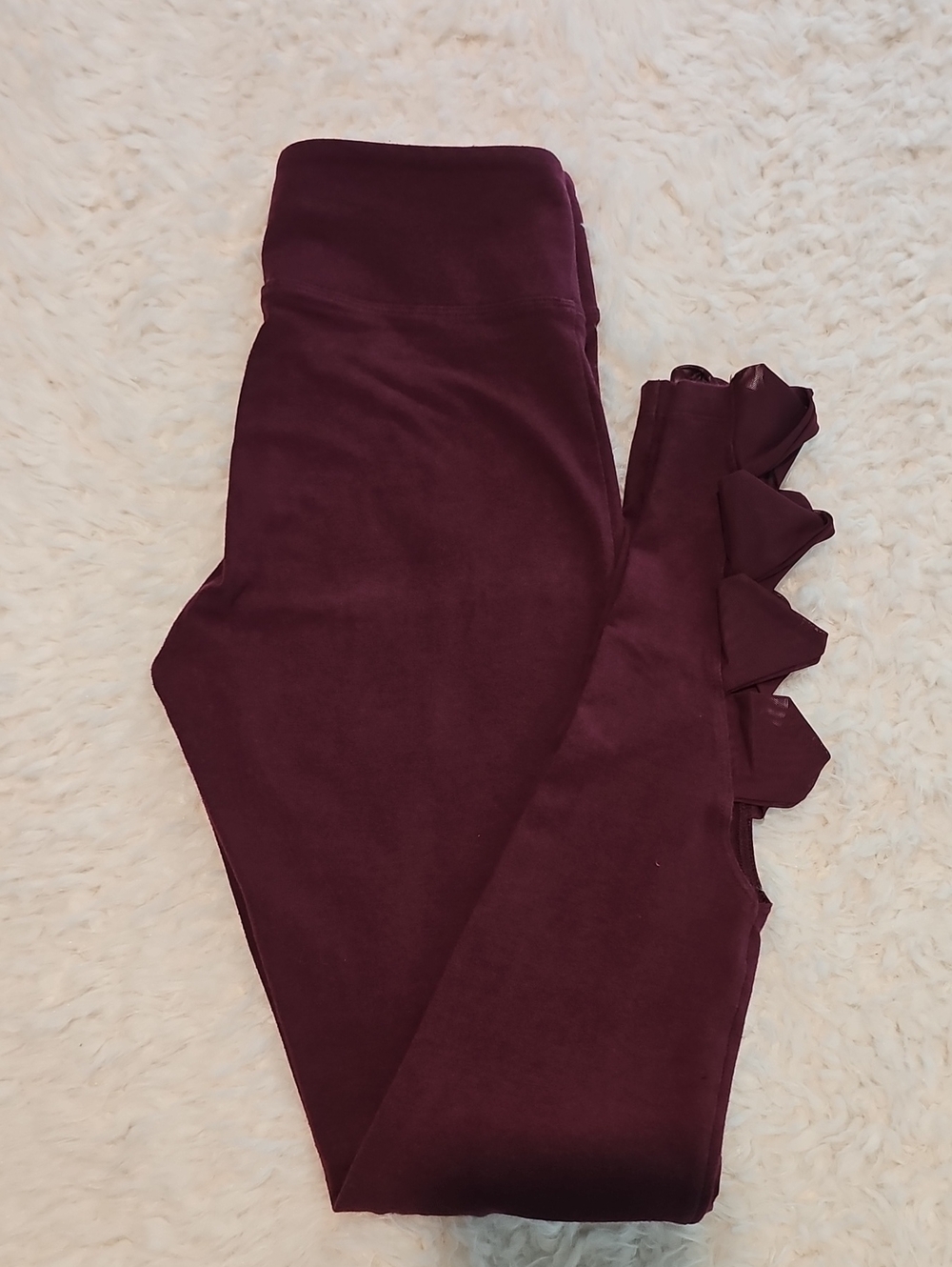 Victoria Sport Mid To High Waisted Bow Detail Leggings - Size Small